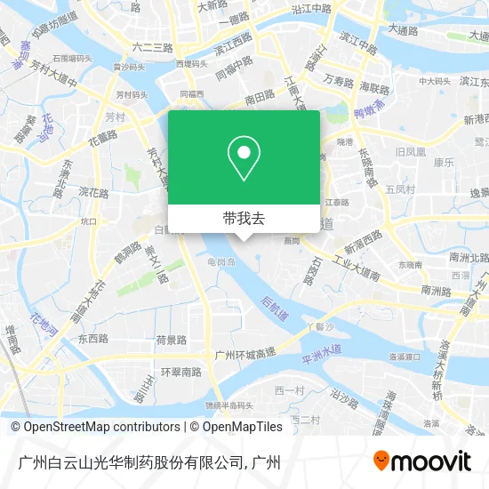 广州白云山光华制药股份有限公司地图