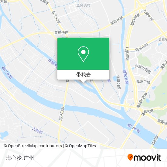 海心沙地图