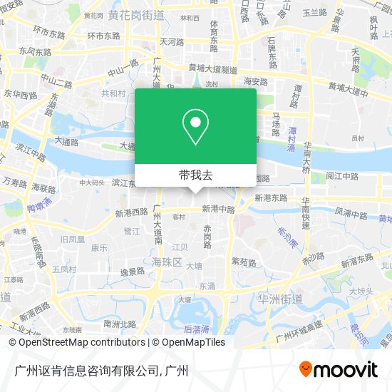 广州讴肯信息咨询有限公司地图