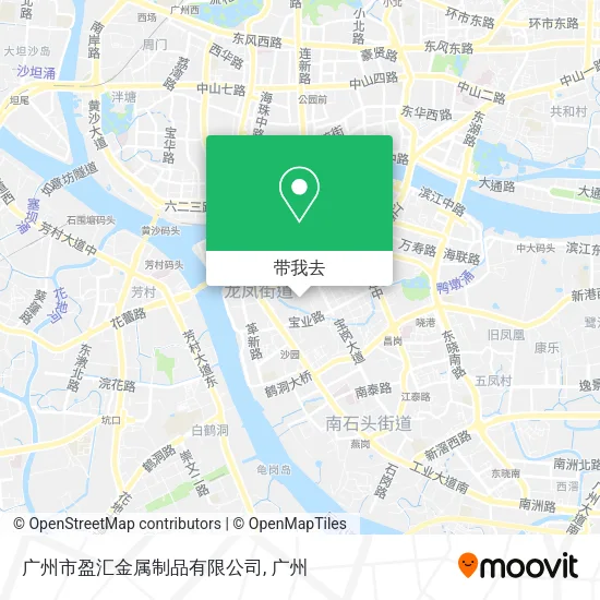 广州市盈汇金属制品有限公司地图