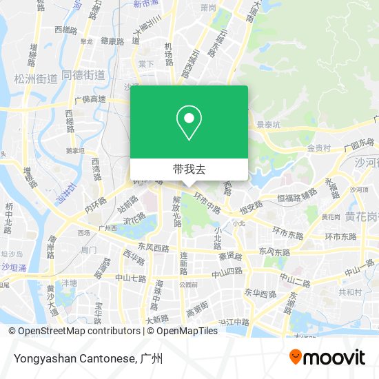 Yongyashan Cantonese地图