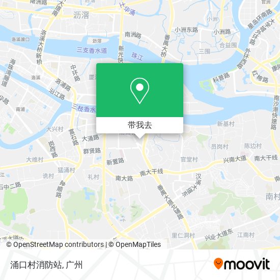 涌口村消防站地图