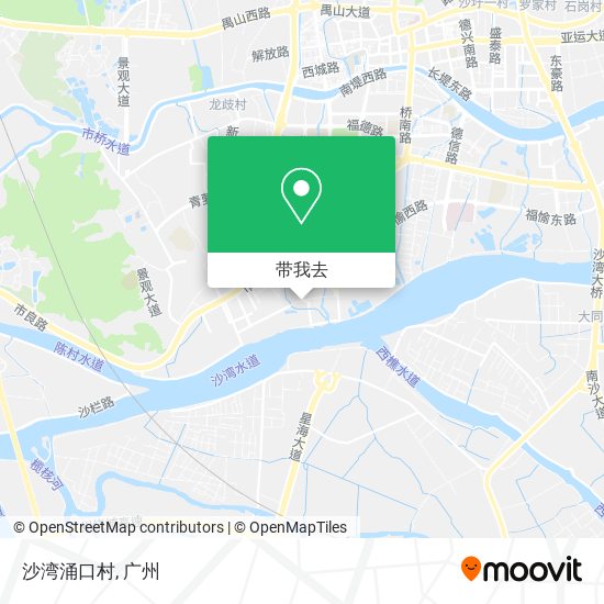 沙湾涌口村地图