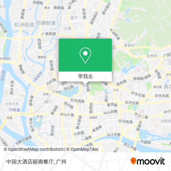 中国大酒店丽廊餐厅地图