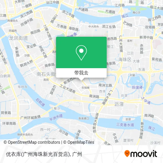 优衣库(广州海珠新光百货店)地图