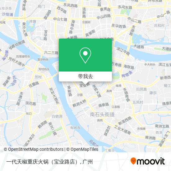 一代天椒重庆火锅（宝业路店）地图