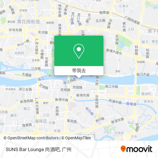 SUNS Bar Lounge 尚酒吧地图