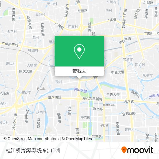 桂江桥(怡翠尊堤东)地图