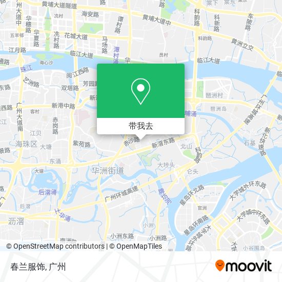 春兰服饰地图