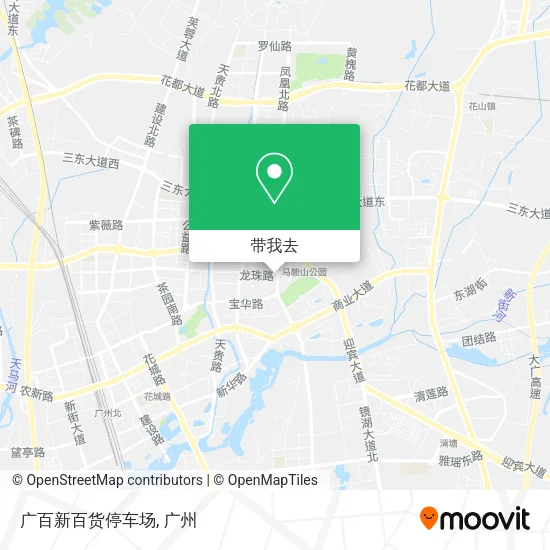 广百新百货停车场地图
