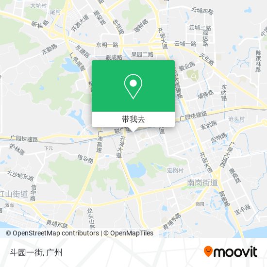 斗园一街地图