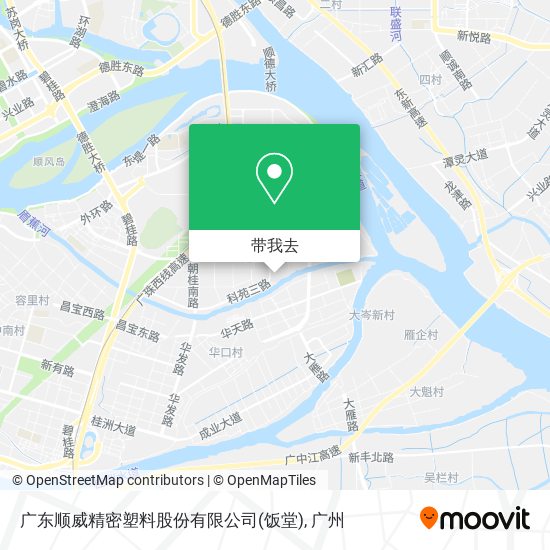 广东顺威精密塑料股份有限公司(饭堂)地图