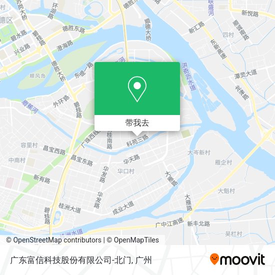 广东富信科技股份有限公司-北门地图