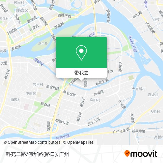 科苑二路/伟华路(路口)地图