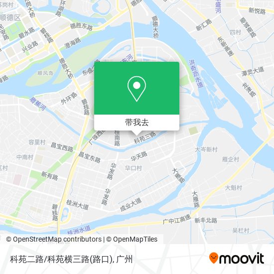 科苑二路/科苑横三路(路口)地图