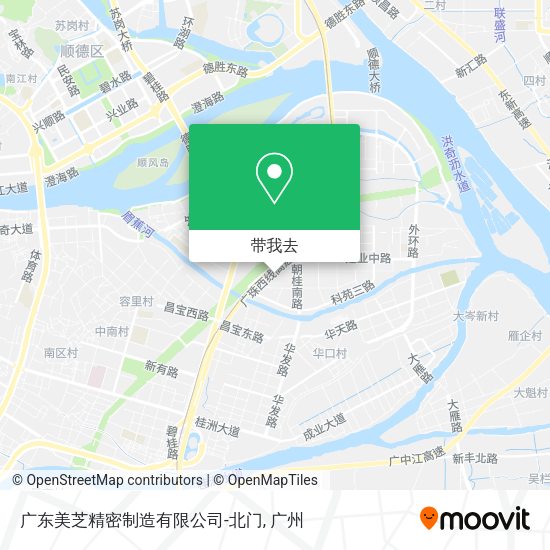 广东美芝精密制造有限公司-北门地图