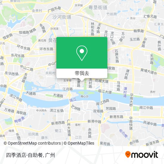 四季酒店-自助餐地图
