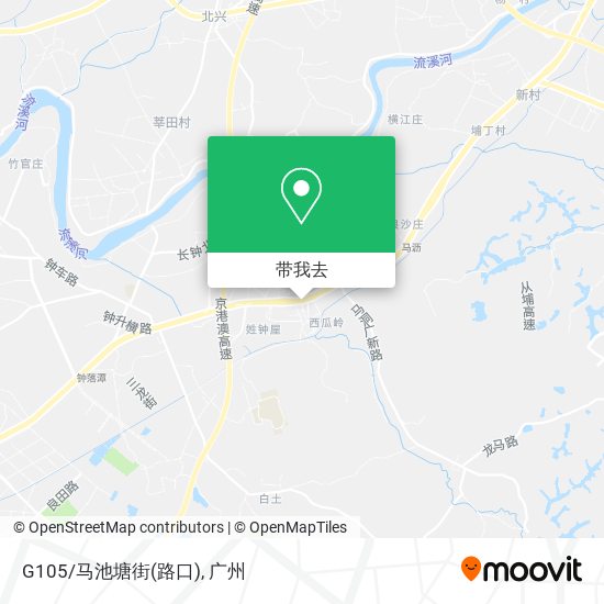 G105/马池塘街(路口)地图