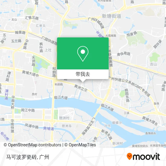 马可波罗瓷砖地图