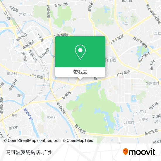 马可波罗瓷砖店地图