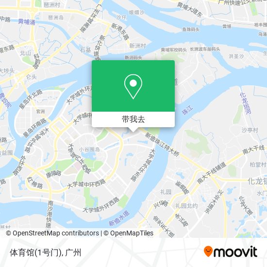 体育馆(1号门)地图