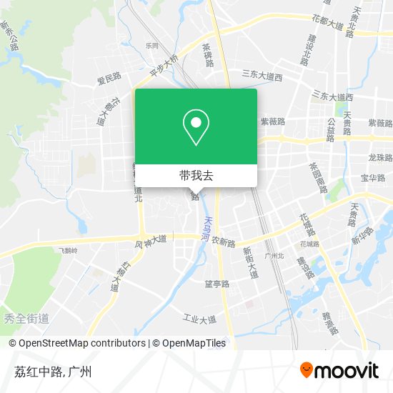 荔红中路地图