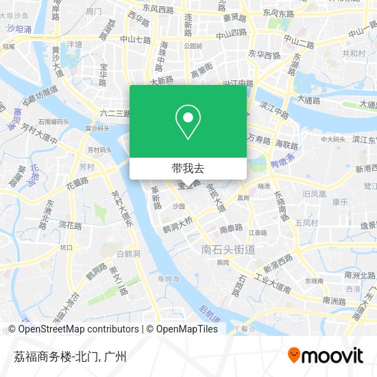 荔福商务楼-北门地图