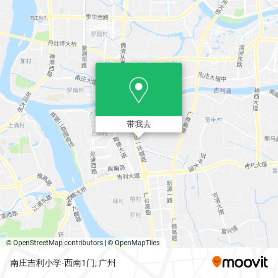 南庄吉利小学-西南1门地图