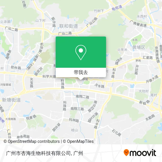 广州市杏海生物科技有限公司地图