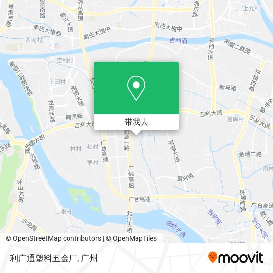 利广通塑料五金厂地图
