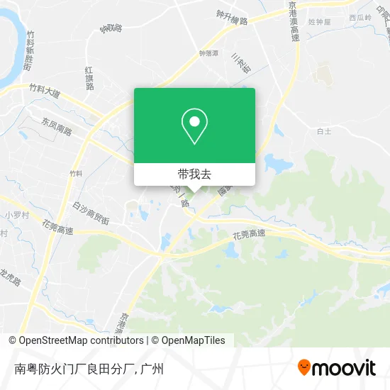 南粤防火门厂良田分厂地图