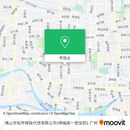 佛山市拓华保险代理有限公司(禅城第一营业部)地图