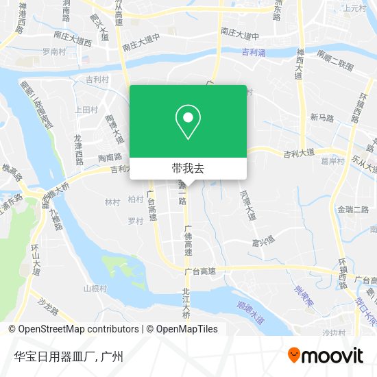 华宝日用器皿厂地图