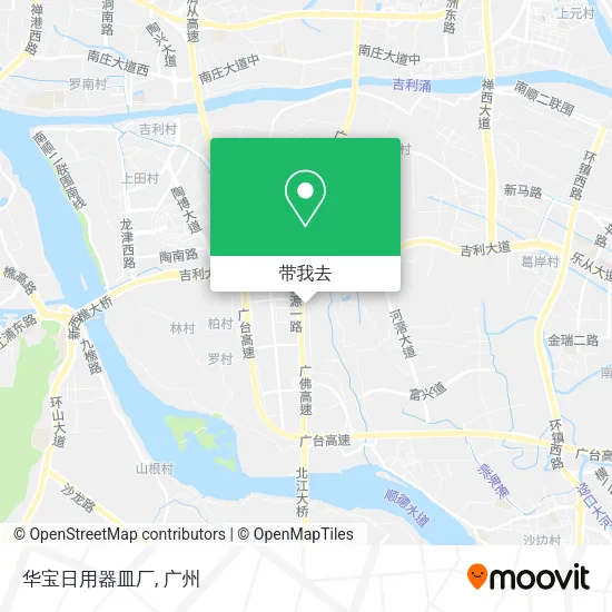 华宝日用器皿厂地图
