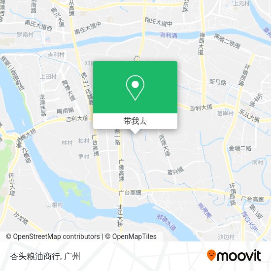 杏头粮油商行地图