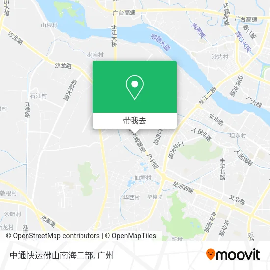 中通快运佛山南海二部地图