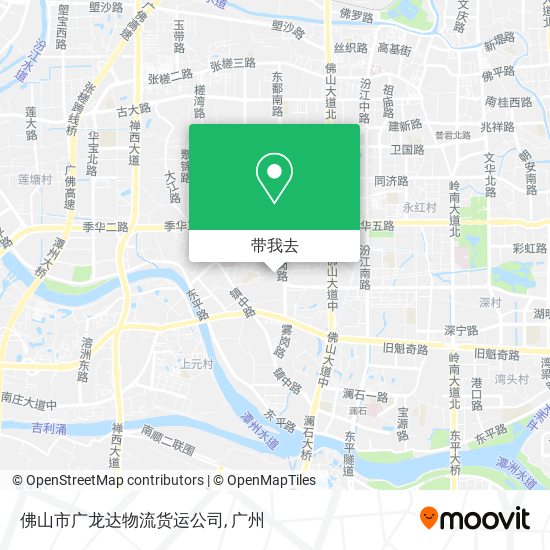 佛山市广龙达物流货运公司地图