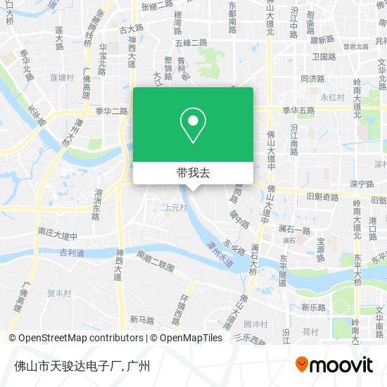 佛山市天骏达电子厂地图