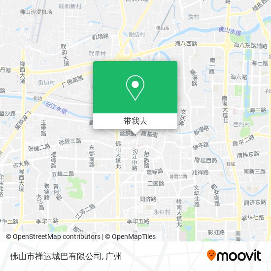 佛山市禅运城巴有限公司地图