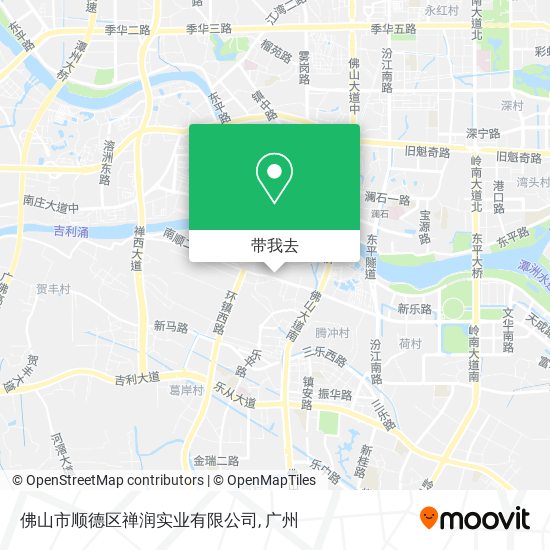 佛山市顺德区禅润实业有限公司地图