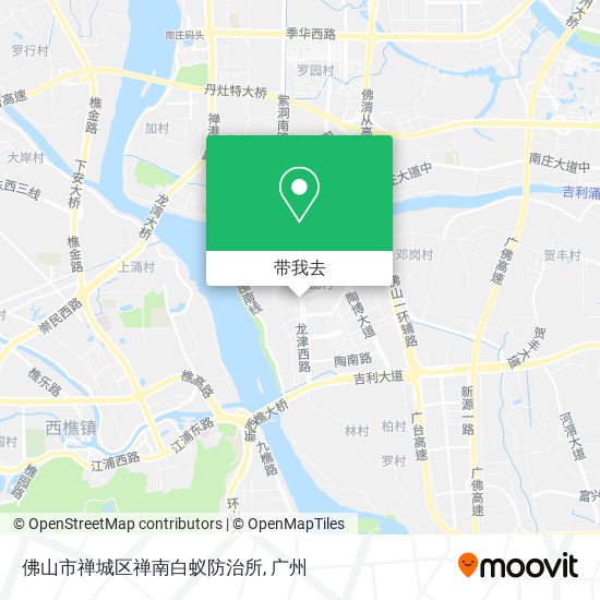 佛山市禅城区禅南白蚁防治所地图