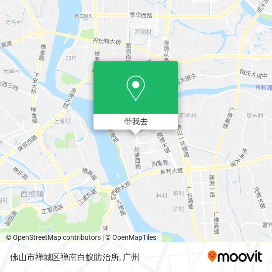 佛山市禅城区禅南白蚁防治所地图