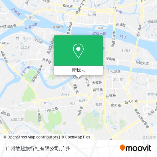 广州敢超旅行社有限公司地图