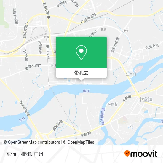 东涌一横街地图