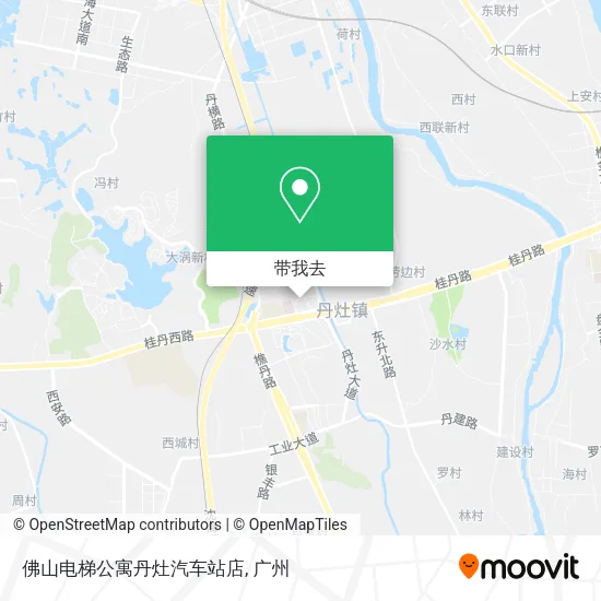 佛山电梯公寓丹灶汽车站店地图