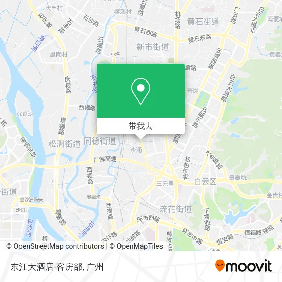 东江大酒店-客房部地图