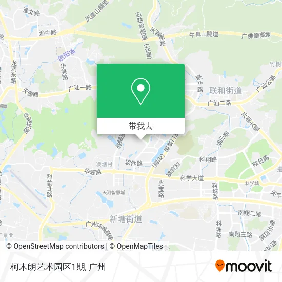 柯木朗艺术园区1期地图