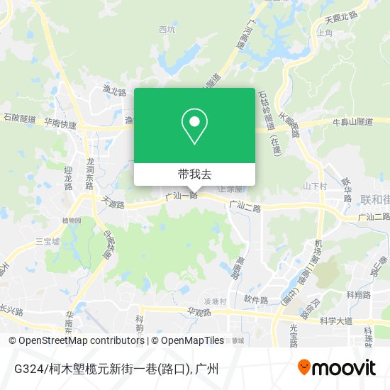 G324/柯木塱榄元新街一巷(路口)地图