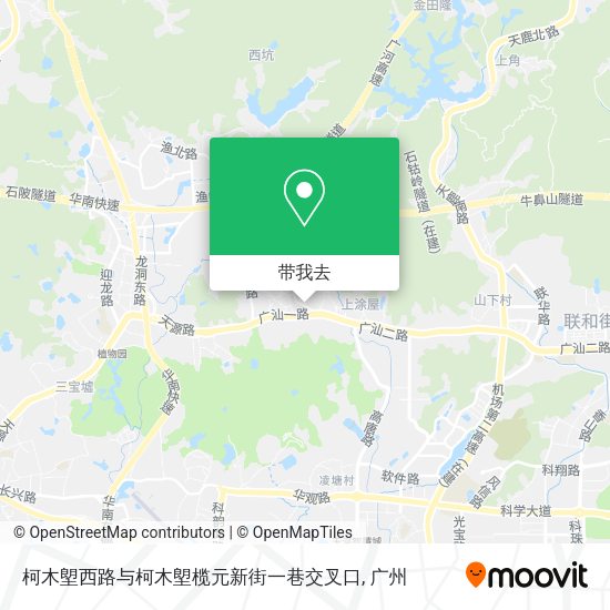 柯木塱西路与柯木塱榄元新街一巷交叉口地图