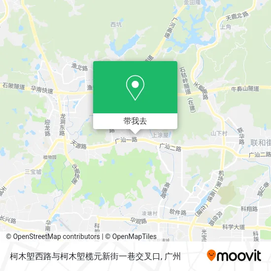 柯木塱西路与柯木塱榄元新街一巷交叉口地图
